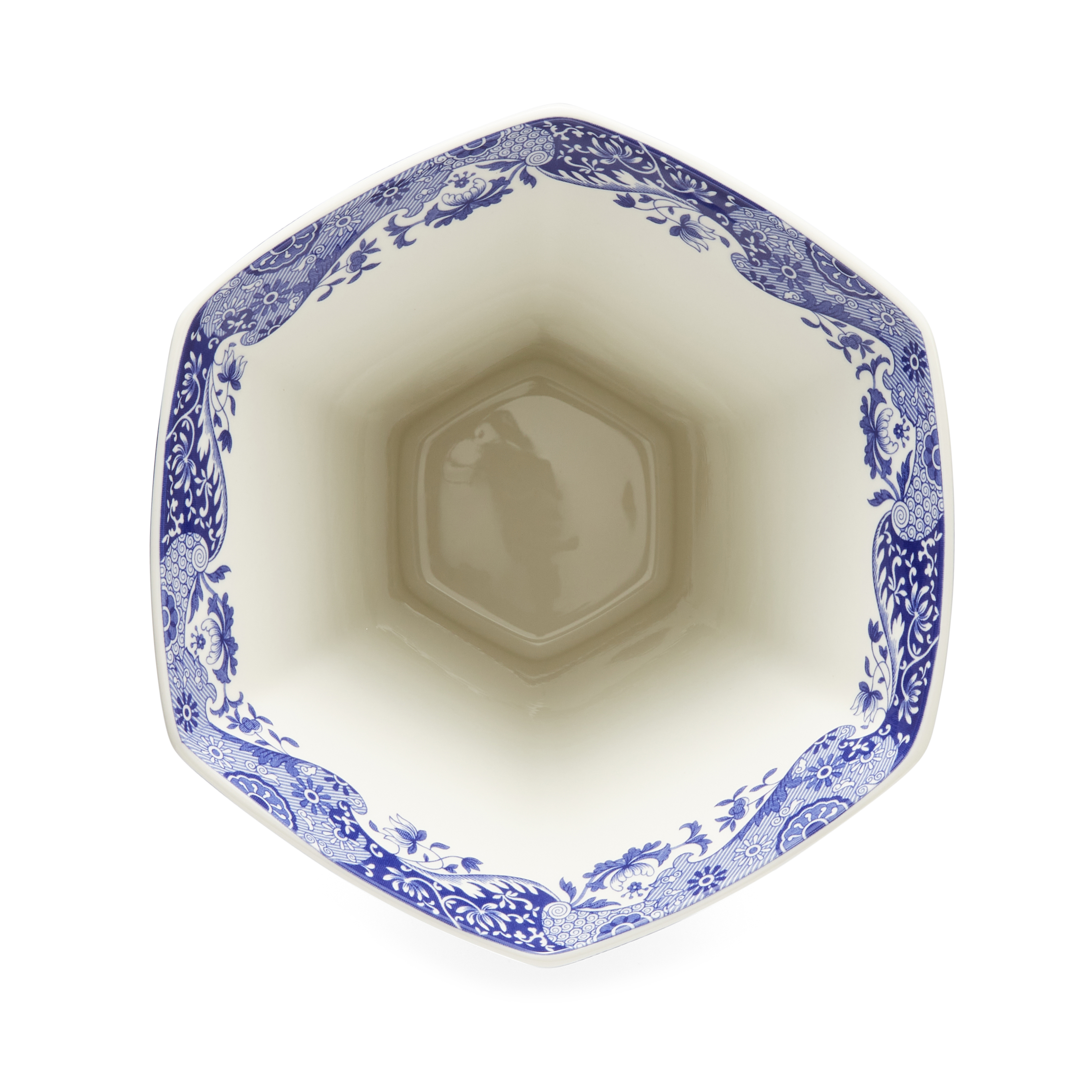 Blue Italian Hexagonal Vase image number null